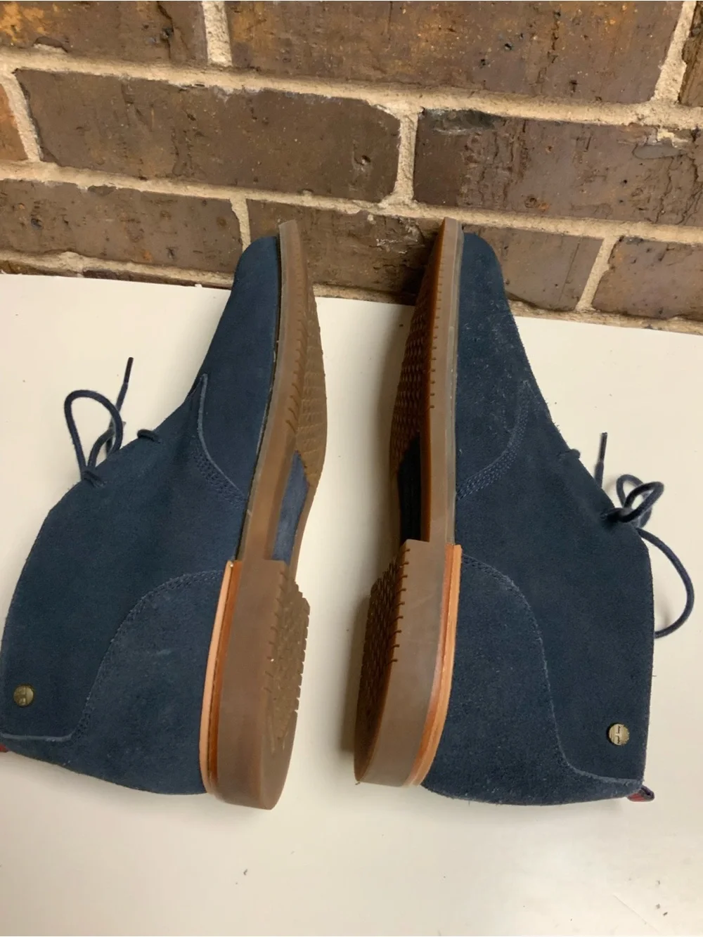 Navy Suede Chukka Boots - Stylish Lace-Up Men's Ankle Boots